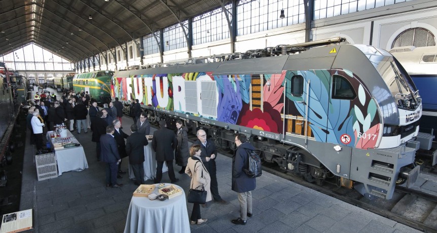 MEDWAY tem mais uma locomotiva decorada que vai circular por Espanha