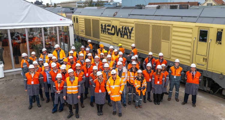 MEDWAY e ArcelorMittal celebram em Dunkerque o marco dos 300 comboios transportados