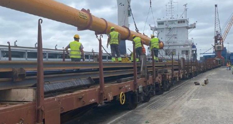 Transporte de Barras de Carril