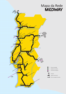 Mapa de rede de mercadorias