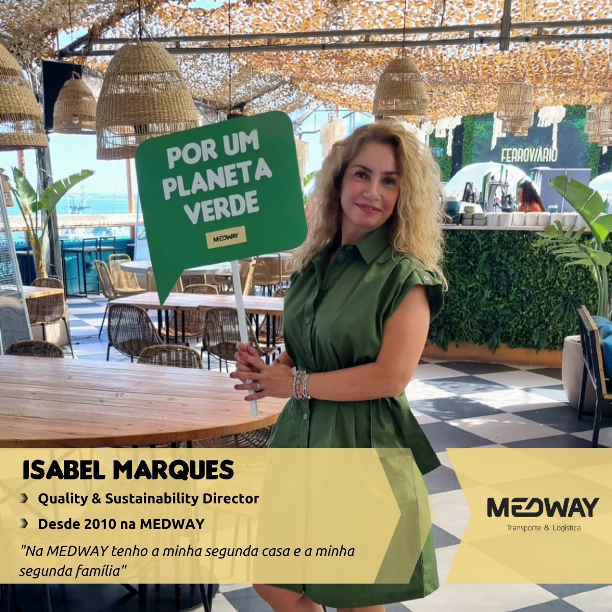 Isabel Marques, MEDWAY Directora de Calidad y Sostenibilidad