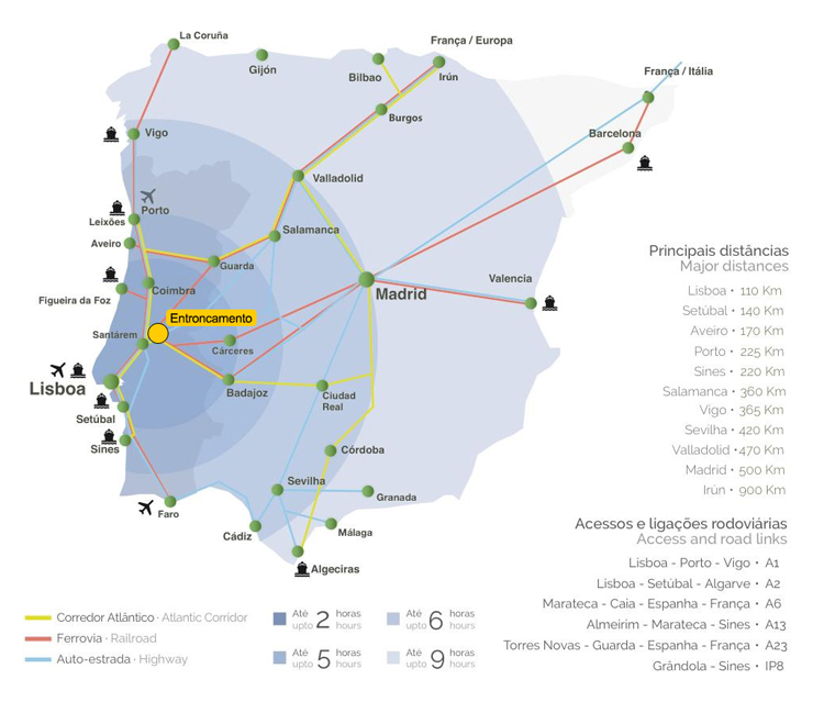 MEDWAY Terminal strategic location