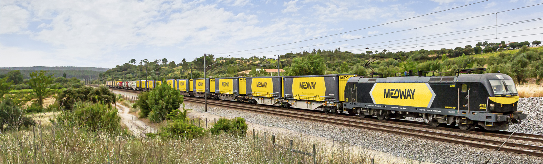 Transporte multimodal de mercancías por ferrocarril